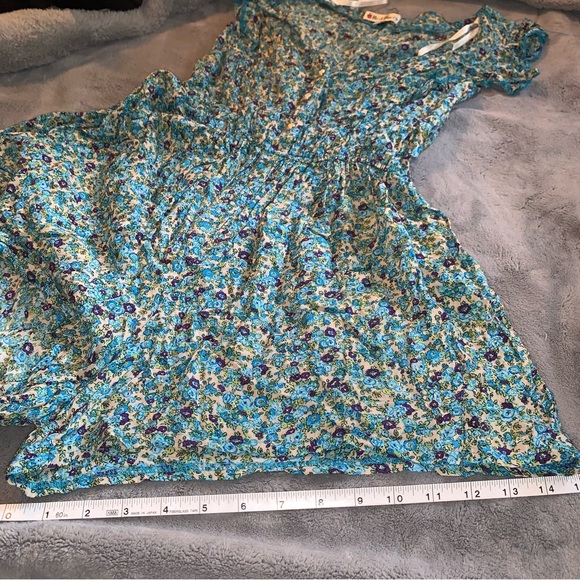 Red Berry Romper Floral Ruffle - Picture 6 of 13